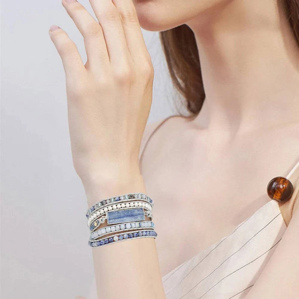 Plumiss Kyanite Wrap Bracelet