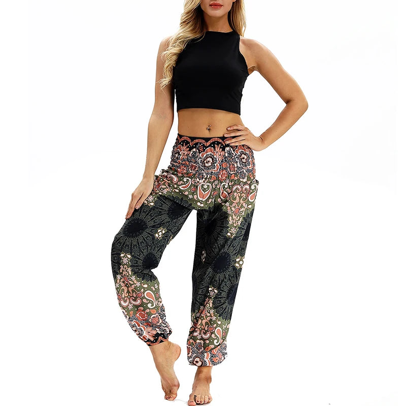 Bohemian Yoga Loose Pants