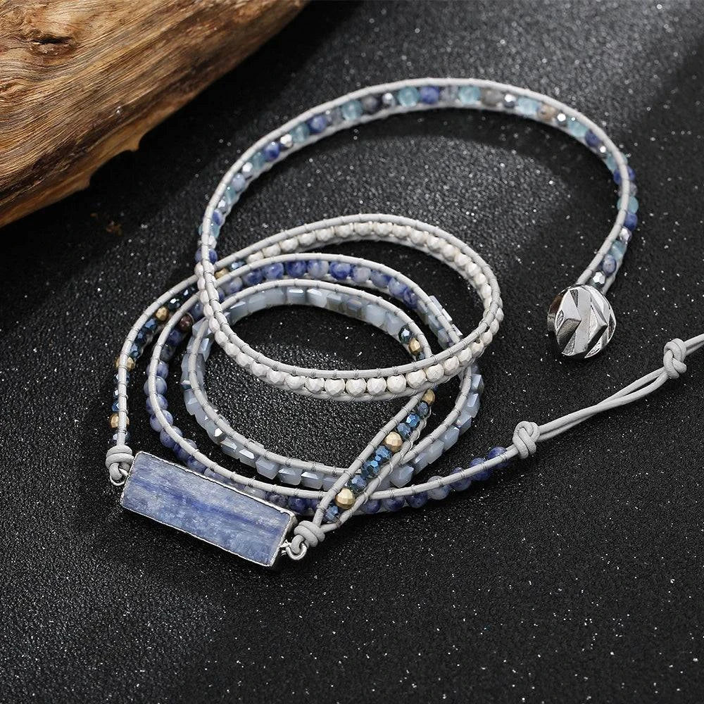 Plumiss Kyanite Wrap Bracelet