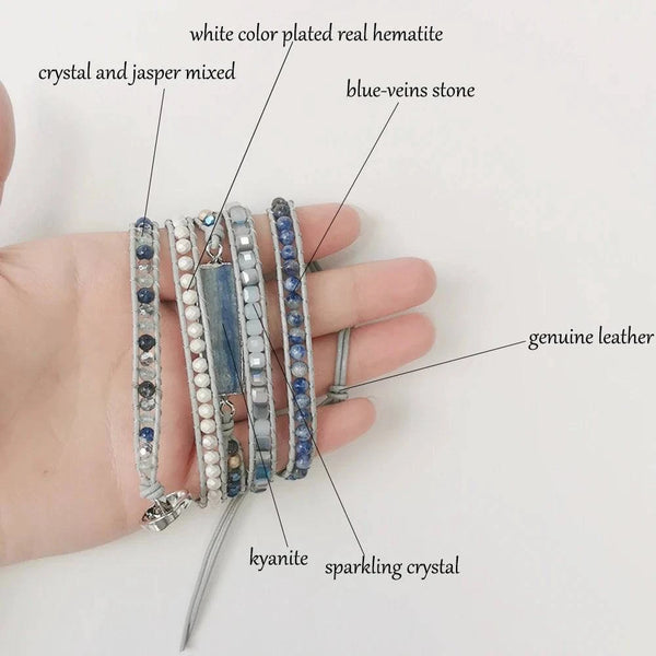 Plumiss Kyanite Wrap Bracelet