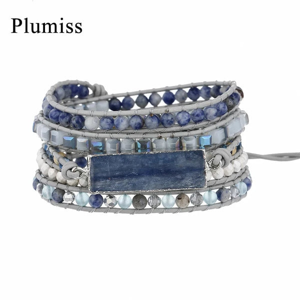 Plumiss Kyanite Wrap Bracelet