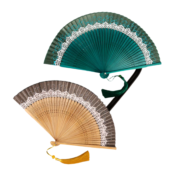 Vintage Japanese Fan Decor