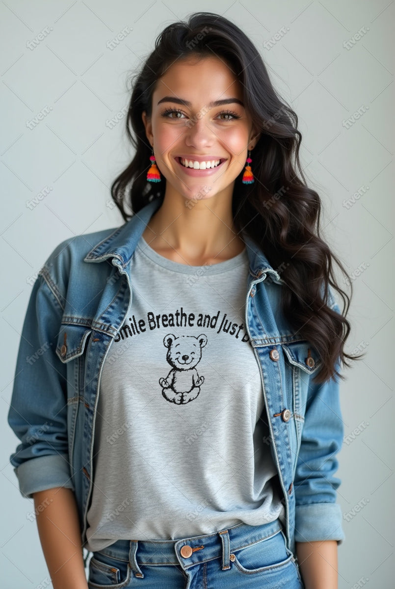 Smile Breathe and Just Be Tee