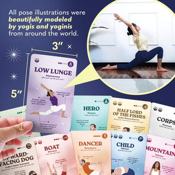 Yoga Cards 70 Cards Including Intention Cards